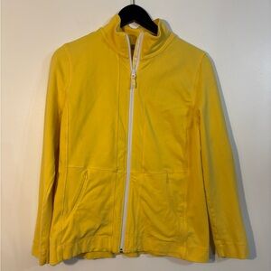 Talbots Yellow Track Suit Jacket